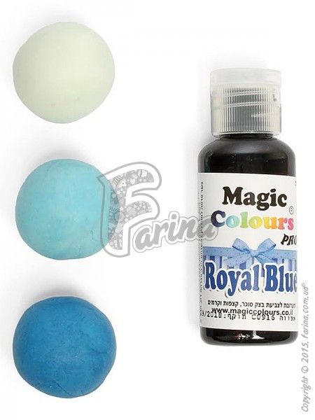 Краситель гелевый пищевой Magic Colours Pro 32г - Синий (Royal Blue)< фото цена